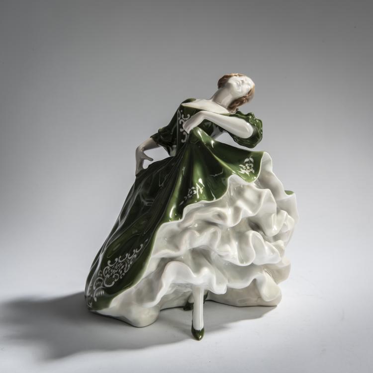 Bild 1 zu Objekt, 'Empire dancer', 1913, Erna Freifrau von Langenmantel-Reitzenstein, Rosenthal, Selb, 156D 755