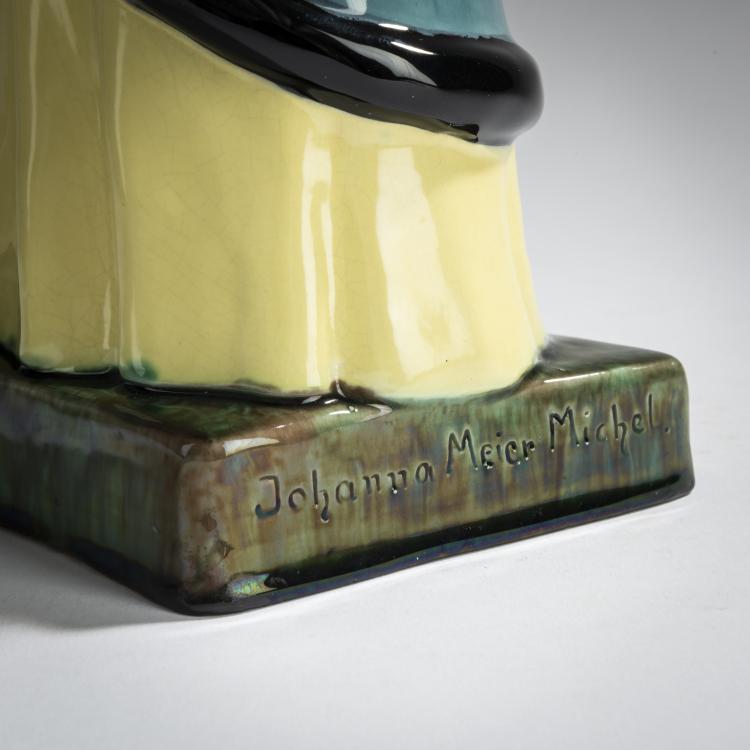 Bild 4 zu Objekt, Woman in a yellow skirt, c. 1912, Johanna Meier-Michel, Wiener Kunstkeramische Werkst&auml;tte, Busch & Ludescher, 156D 850