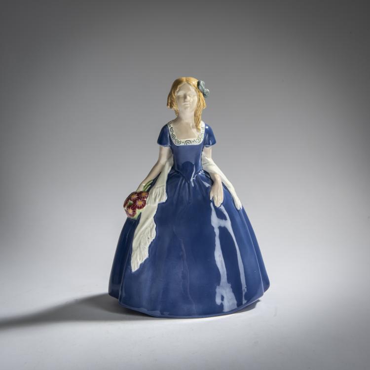 Hauptbild zu Objekt, Krinoline, um 1913, Emil Meier, Wiener Kunstkeramische Werkst&auml;tte, Busch & Ludescher, 156D 851