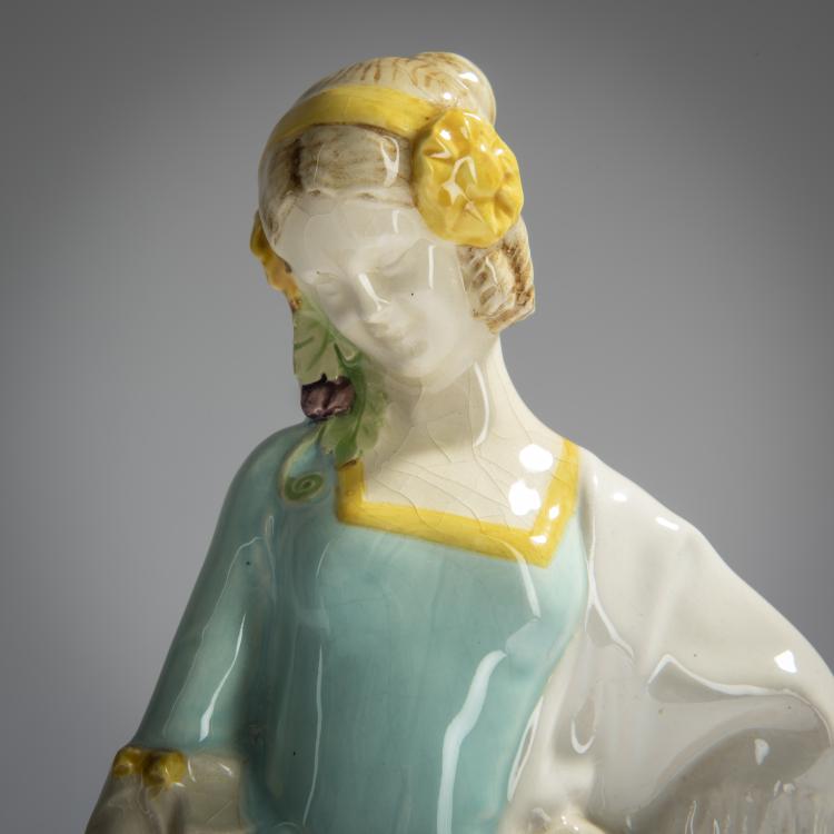 Bild 5 zu Objekt, Krinoline 'Herbst', um 1909, Johanna Meier-Michel, Wiener Kunstkeramische Werkst&auml;tte, Busch & Ludescher, 156D 849