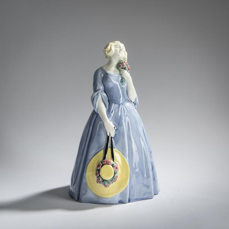 Hauptbild zu Objekt, Crinoline 'Spring', c. 1909, Johanna Meier-Michel, Wiener Keramik, 156D 848