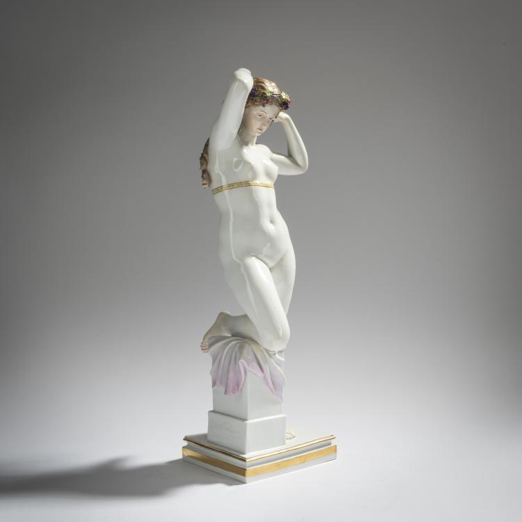 Bild 1 zu Objekt, 'Bacchantin', 1877, Ernst Julius H&auml;hnel, Meissen, 156D 723
