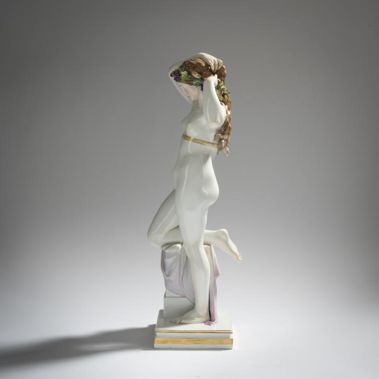 Bild 6 zu Objekt, 'Bacchantin', 1877, Ernst Julius H&auml;hnel, Meissen, 156D 723
