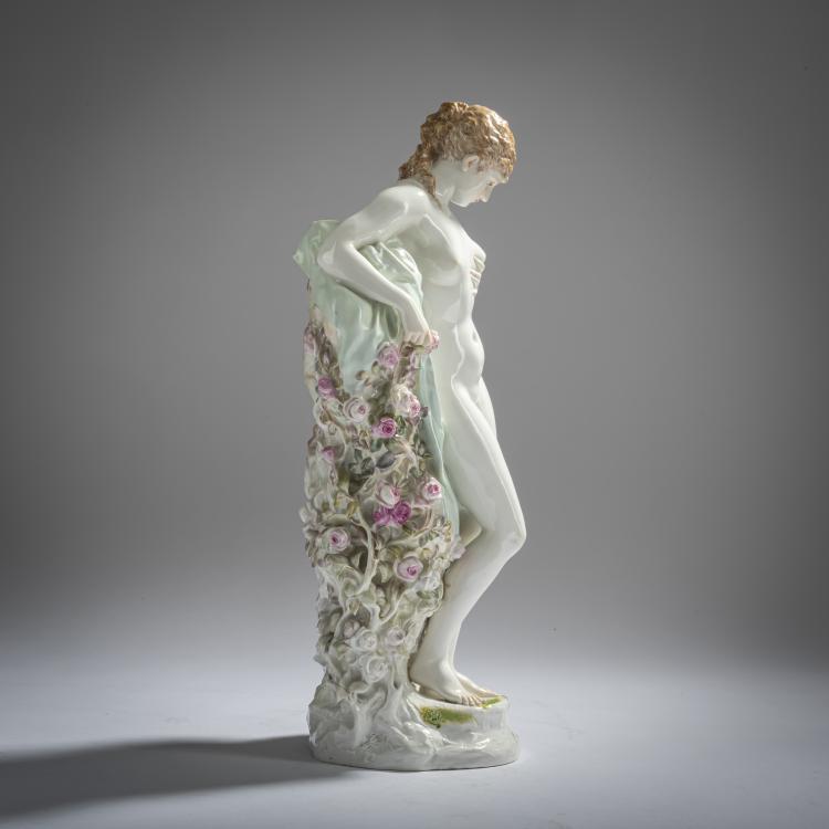 Hauptbild zu Objekt, 'Blossoming', 1891, Walter Schott (after), Meissen, 156D 721