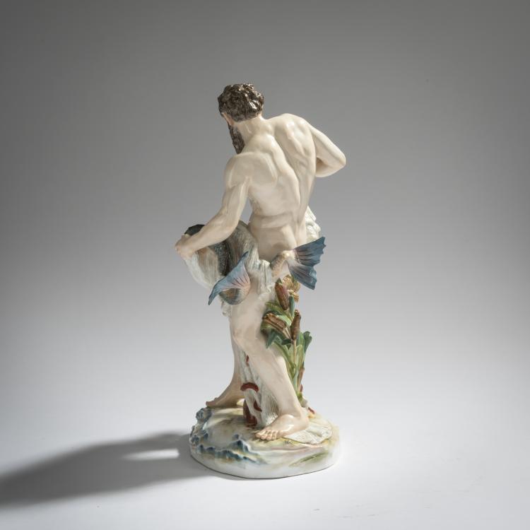 Bild 3 zu Objekt, 'Caught mermaid', 1897, Ernst Herter, Meissen, 156D 717