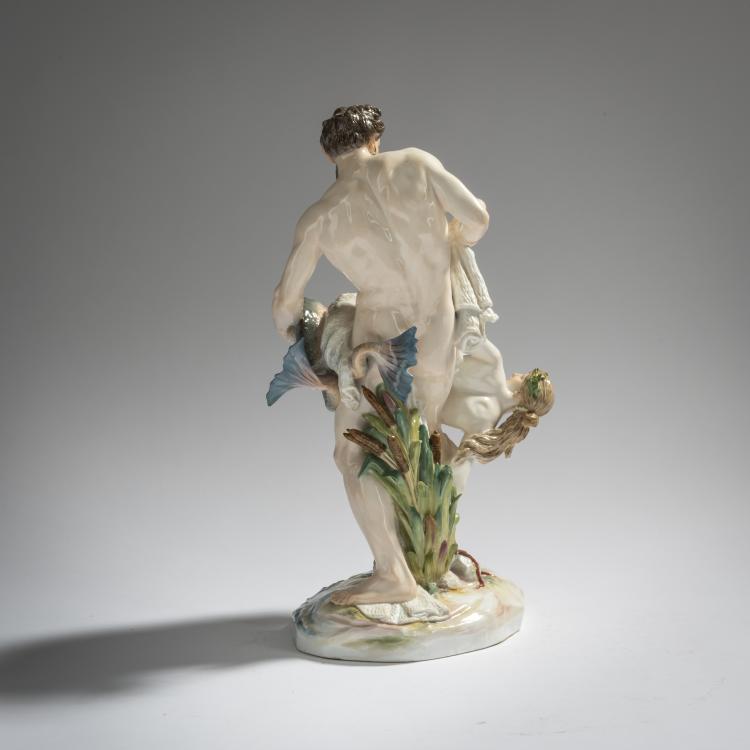 Bild 5 zu Objekt, 'Caught mermaid', 1897, Ernst Herter, Meissen, 156D 717