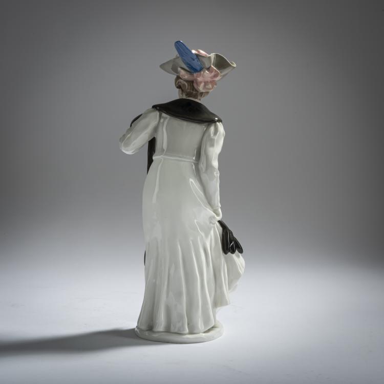 Bild 4 zu Objekt, 'Dame mit Muff', 1906, Konrad Hentschel, Meissen, 156D 740