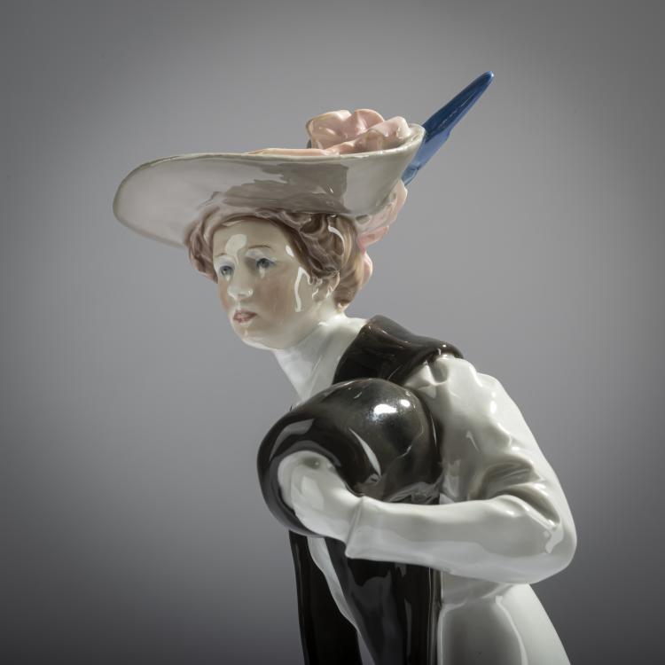 Bild 6 zu Objekt, 'Dame mit Muff', 1906, Konrad Hentschel, Meissen, 156D 740
