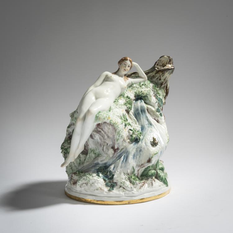 Bild 1 zu Objekt, 'Die Quelle', 1901, Fritz Kretzschmar, Meissen, 156D 718