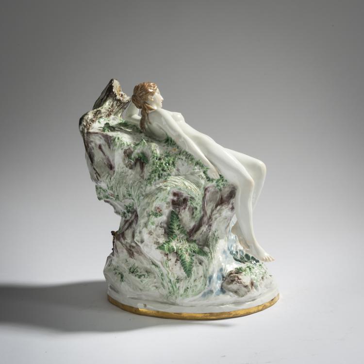 Bild 2 zu Objekt, 'Die Quelle', 1901, Fritz Kretzschmar, Meissen, 156D 718