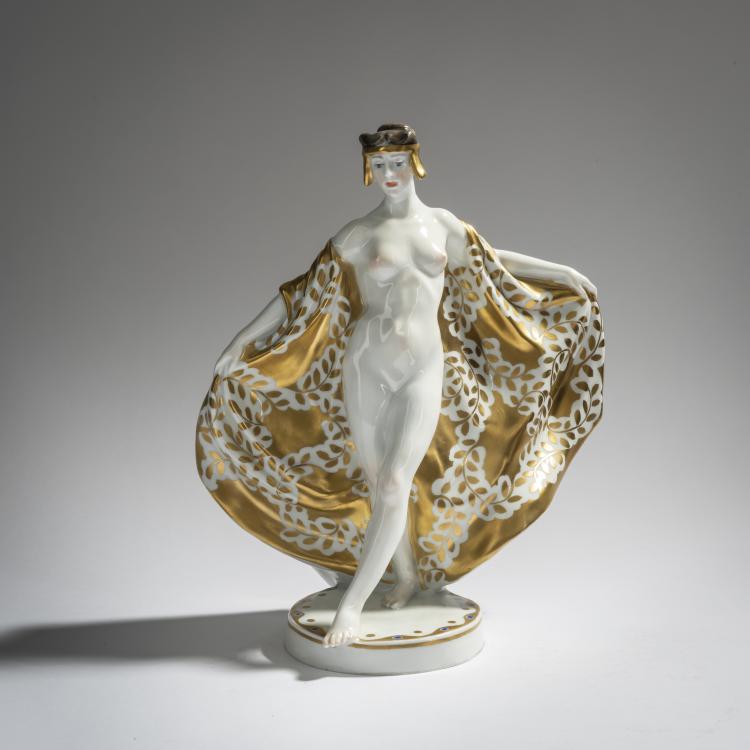 Hauptbild zu Objekt, 'Dancer', 1911, Karl Theodor Eichler, Meissen, 156D 743