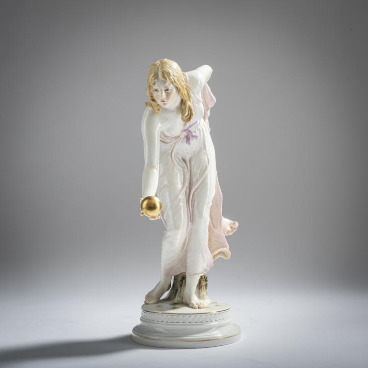 Bild 1 zu Objekt, 'Ball Player', 1897, Walter Schott (after), Meissen, 156D 722