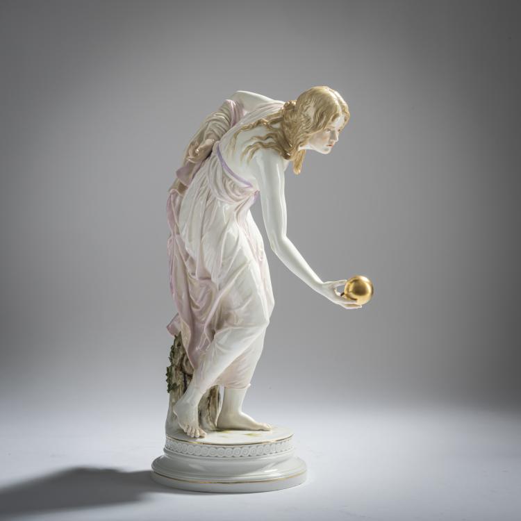 Bild 2 zu Objekt, 'Ball Player', 1897, Walter Schott (after), Meissen, 156D 722