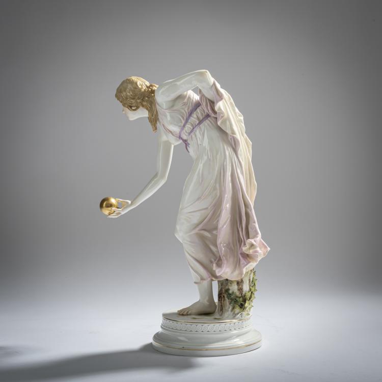 Bild 4 zu Objekt, 'Ball Player', 1897, Walter Schott (after), Meissen, 156D 722