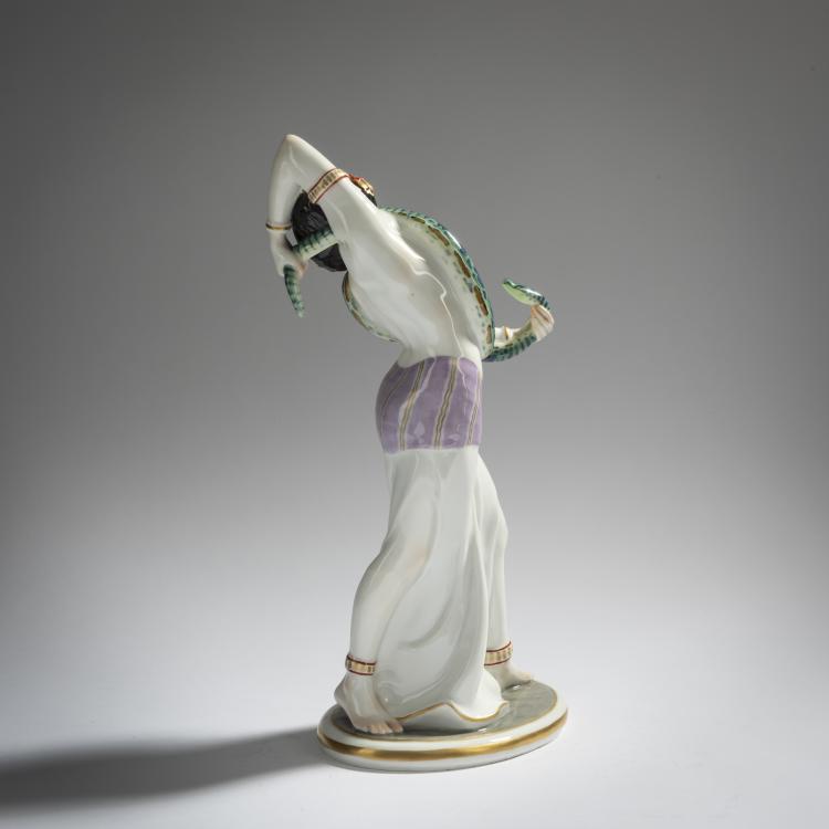 Bild 3 zu Objekt, 'Schlangent&auml;nzerin', 1913-14, Max Bochmann, Meissen, 156D 744