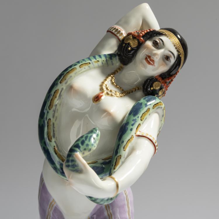Bild 5 zu Objekt, 'Schlangent&auml;nzerin', 1913-14, Max Bochmann, Meissen, 156D 744