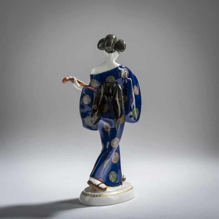 Bild 3 zu Objekt, 'Japanerin' aus dem Hochzeitszug, 1909, Adolph Amberg, Berlin, KPM, 156D 701