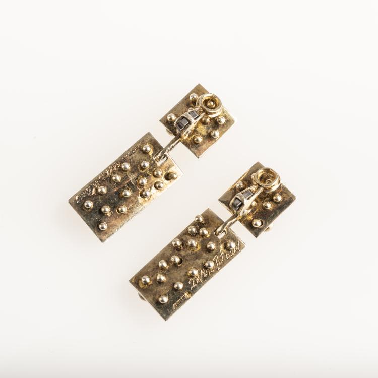 Bild 1 zu Objekt, Pair of clip earrings, 1970s, Pol Bury, 157D 966
