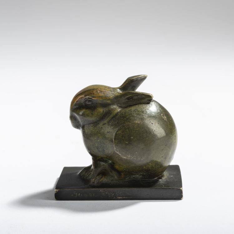 Hauptbild zu Objekt, 'Lapin bijou', 1922, &Eacute;douard Marcel Sandoz, Susse Fr&egrave;res, Paris, 156C 397