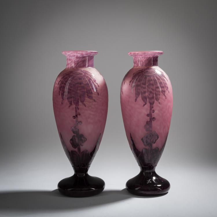 Bild 1 zu Objekt, Zwei Vasen 'Dahlias', 1923-26, Charles Schneider, Schneider, &Eacute;pinay-sur-Seine, 156B 284