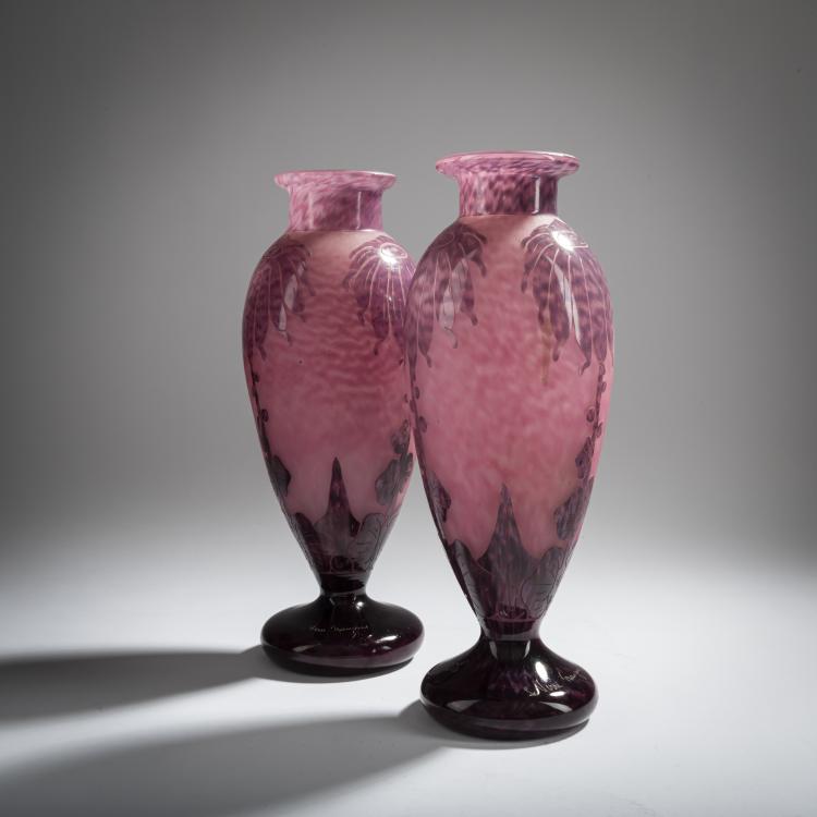 Bild 2 zu Objekt, Zwei Vasen 'Dahlias', 1923-26, Charles Schneider, Schneider, &Eacute;pinay-sur-Seine, 156B 284