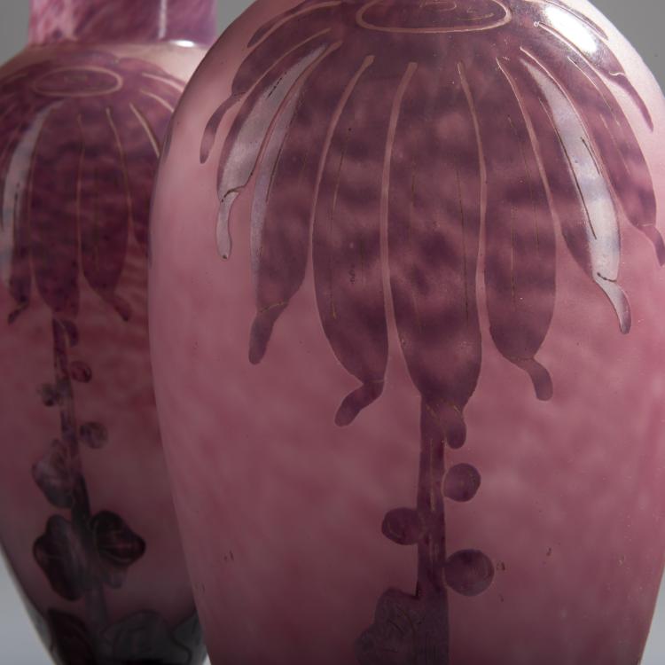 Bild 3 zu Objekt, Zwei Vasen 'Dahlias', 1923-26, Charles Schneider, Schneider, &Eacute;pinay-sur-Seine, 156B 284