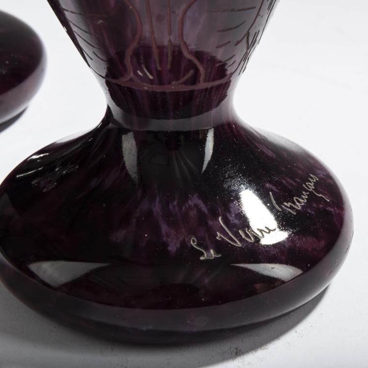 Bild 4 zu Objekt, Zwei Vasen 'Dahlias', 1923-26, Charles Schneider, Schneider, &Eacute;pinay-sur-Seine, 156B 284