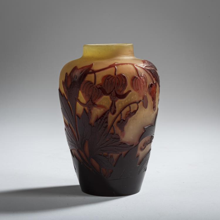 Hauptbild zu Objekt, 'Coeurs de Jeanette' vase, 1920-36, Emile Gall&eacute;, Gall&eacute;, &Eacute;tablissements, Nancy, 156B 231