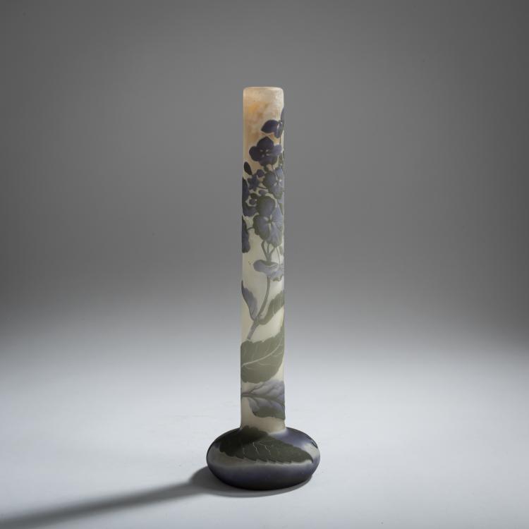 Hauptbild zu Objekt, 'Hortensias' vase, 1908-20, Emile Gall&eacute;, Gall&eacute;, &Eacute;tablissements, Nancy, 156B 199