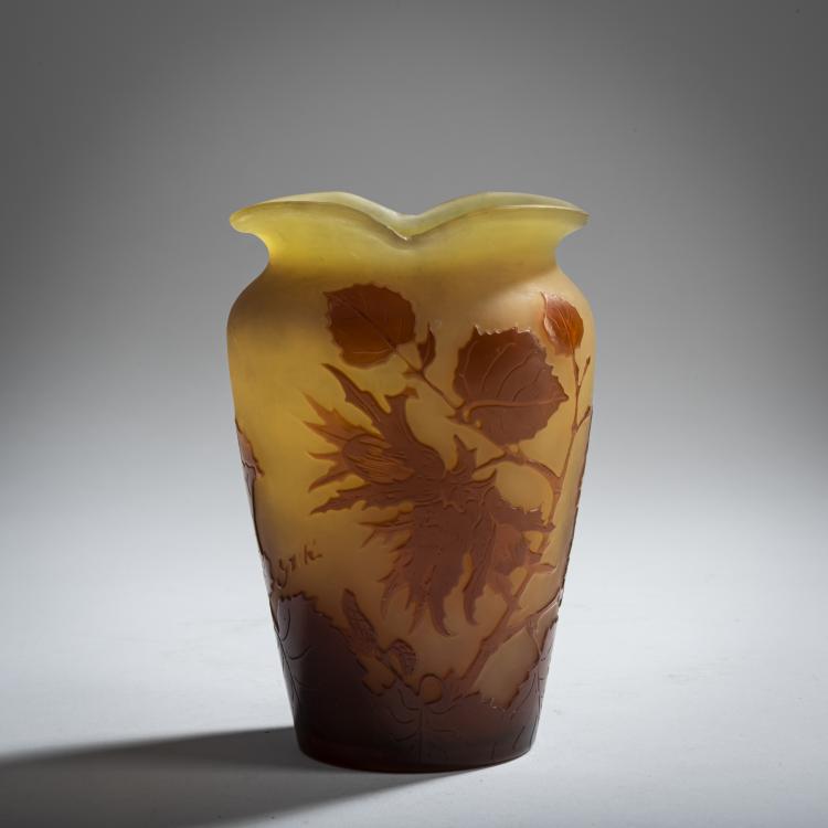 Bild 2 zu Objekt, 'Noisetiers' vase, 1920-36, Emile Gall&eacute;, Gall&eacute;, &Eacute;tablissements, Nancy, 156B 230