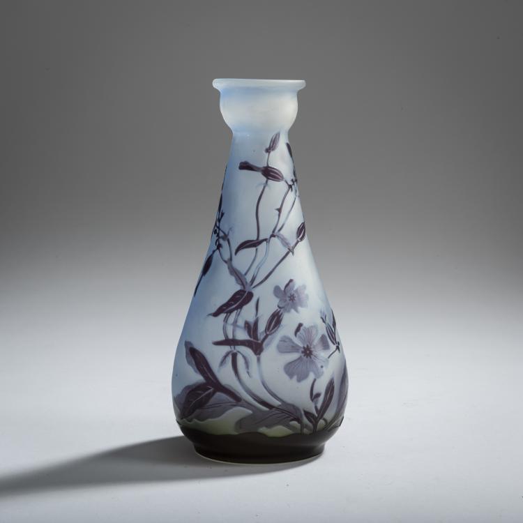 Hauptbild zu Objekt, 'G&eacute;raniums' vase, 1920-24, Emile Gall&eacute;, Gall&eacute;, &Eacute;tablissements, Nancy, 156B 224