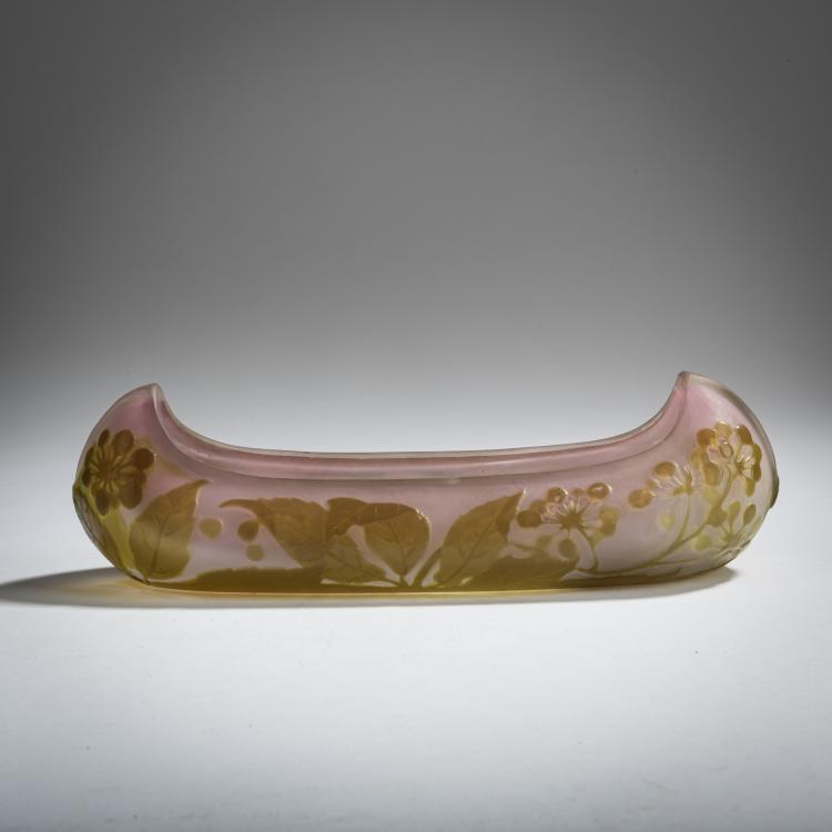 Hauptbild zu Objekt, 'Berce des pr&eacute;s' bowl, 1908-20, Emile Gall&eacute;, Gall&eacute;, &Eacute;tablissements, Nancy, 156B 206