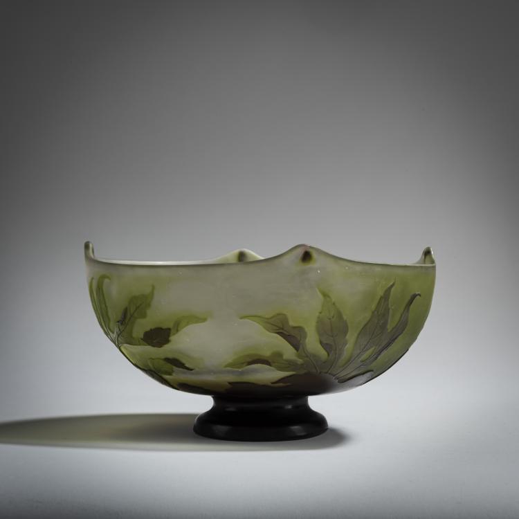 Bild 2 zu Objekt, 'Berce des pr&eacute;s' bowl, 1908-20, Emile Gall&eacute;, Gall&eacute;, &Eacute;tablissements, Nancy, 156B 211