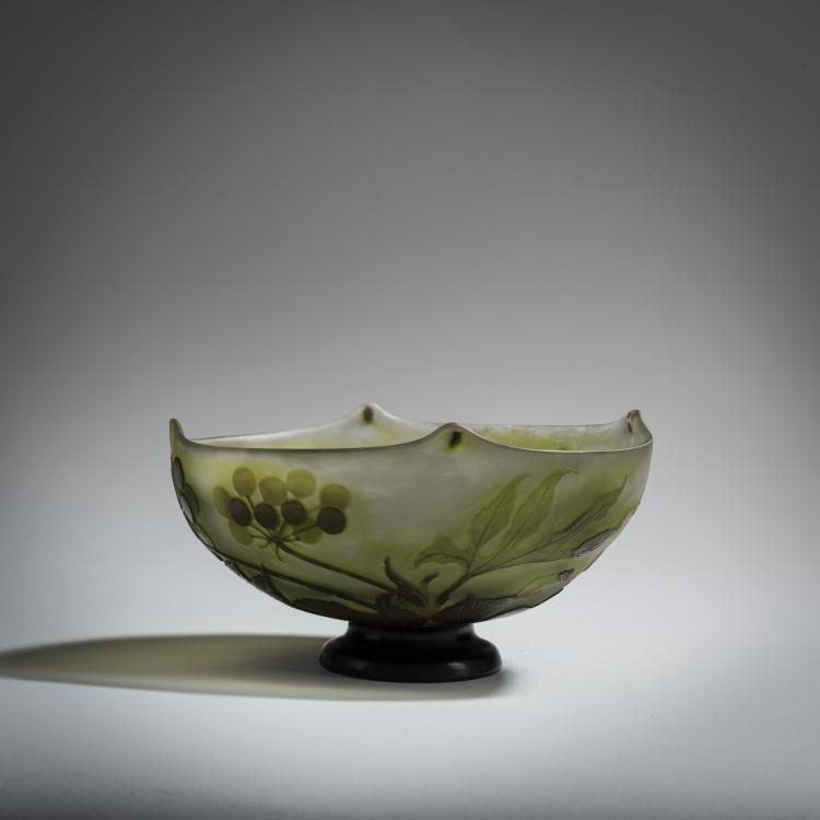 Bild 3 zu Objekt, 'Berce des pr&eacute;s' bowl, 1908-20, Emile Gall&eacute;, Gall&eacute;, &Eacute;tablissements, Nancy, 156B 211