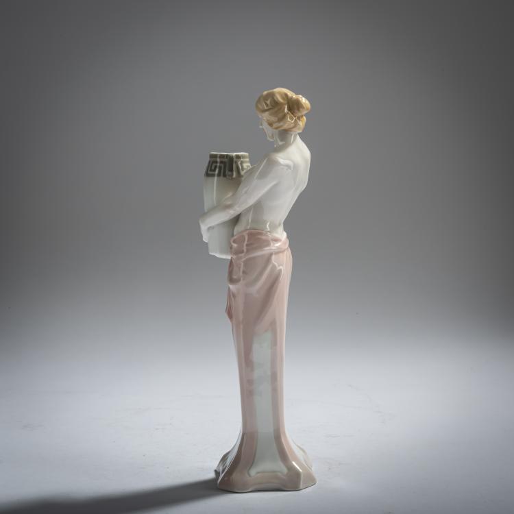 Bild 3 zu Objekt, 'Herme, weiblich', 1904, Alfred Otto Adalbert K&ouml;nig, Meissen, 156D 727