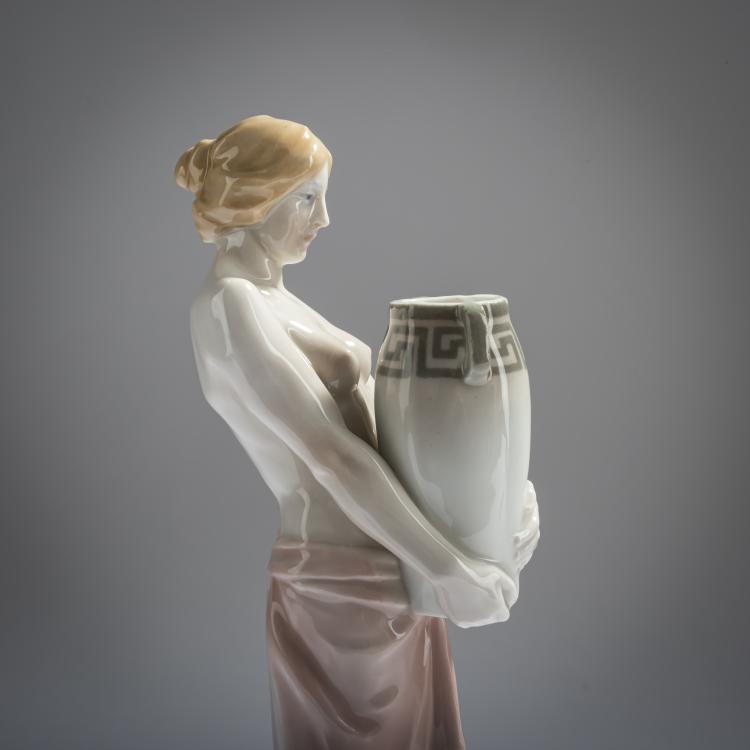 Bild 4 zu Objekt, 'Herme, weiblich', 1904, Alfred Otto Adalbert K&ouml;nig, Meissen, 156D 727