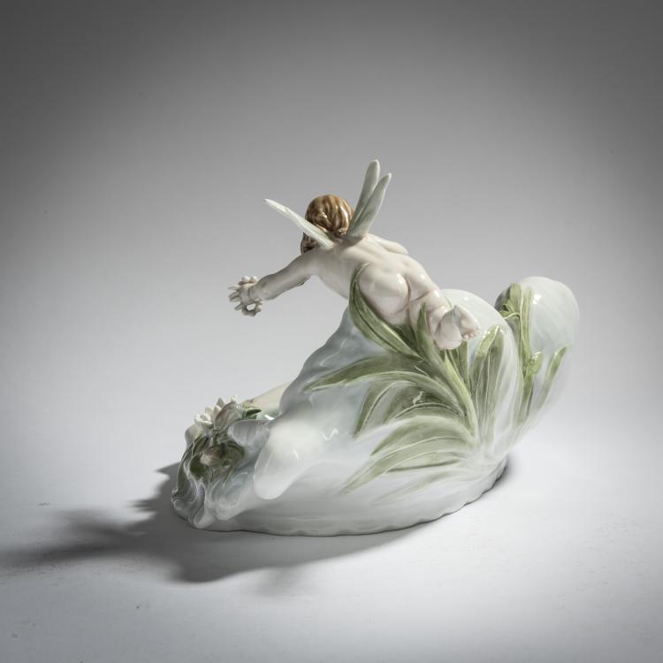Bild 3 zu Objekt, 'Mermaid as a Wave', 1898, Paul Helmig, Meissen, 156D 719