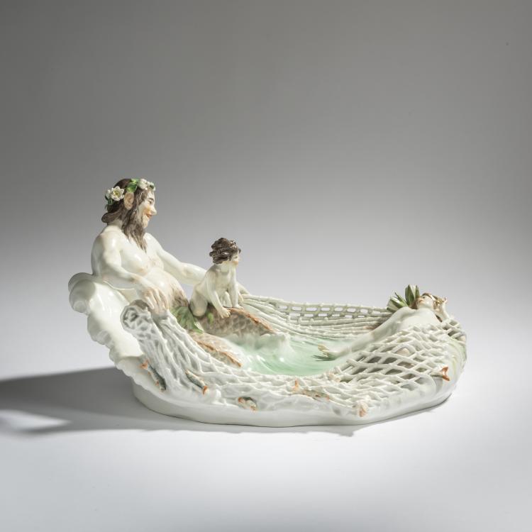 Bild 1 zu Objekt, 'Tritonenfang', 1902, Paul Helmig, Meissen, 156D 720
