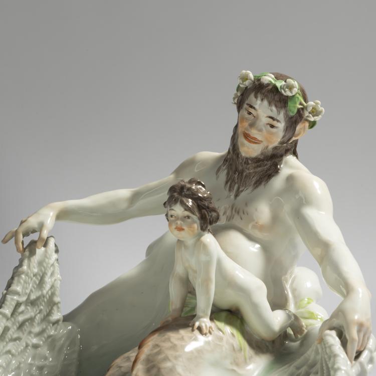 Bild 3 zu Objekt, 'Tritonenfang', 1902, Paul Helmig, Meissen, 156D 720