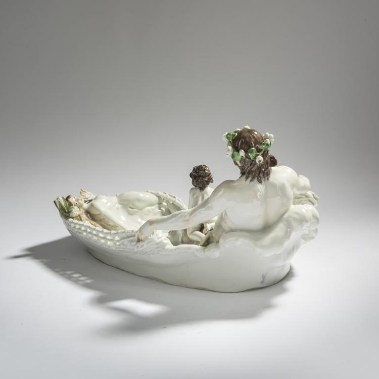Bild 5 zu Objekt, 'Tritonenfang', 1902, Paul Helmig, Meissen, 156D 720