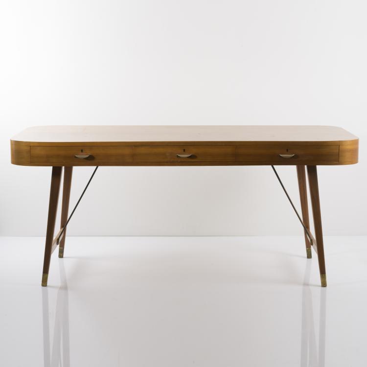 Bild 1 zu Objekt, Desk, c. 1955, Josef Hillerbrand (attributed), Vereinigte Werkst&auml;tten, M&uuml;nchen, 157A 162