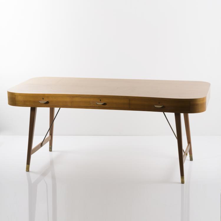 Bild 2 zu Objekt, Desk, c. 1955, Josef Hillerbrand (attributed), Vereinigte Werkst&auml;tten, M&uuml;nchen, 157A 162