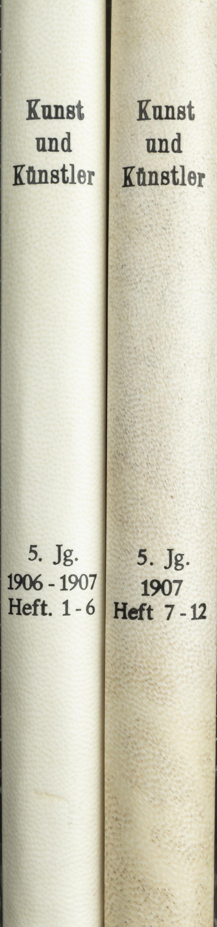 Hauptbild zu Objekt, Kunst und K&uuml;nstler, 1906-1907, 159C 703