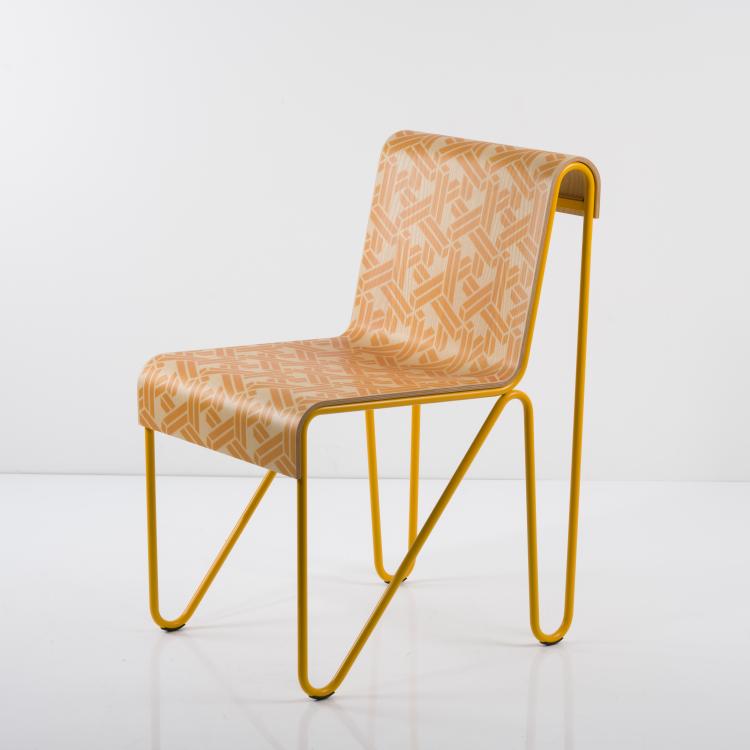 Hauptbild zu Objekt, 'Beugel' chair, 1927 / 2018, Gerrit Rietveld,Joost Swarte, Cassina, Mailand, 157B 234