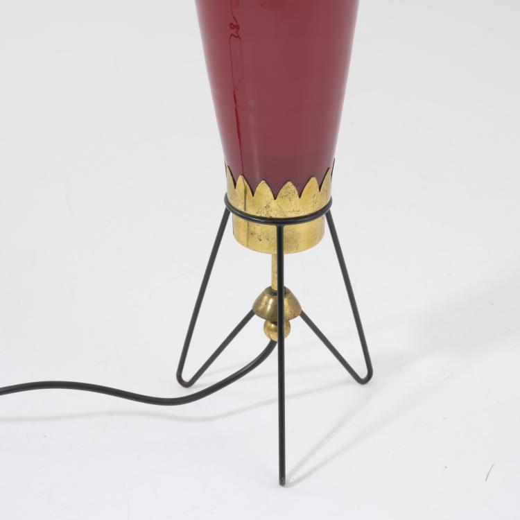 Bild 1 zu Objekt, Tischleuchte, um 1960, Vetreria Vistosi, Murano (zugeschrieben), 157B 456