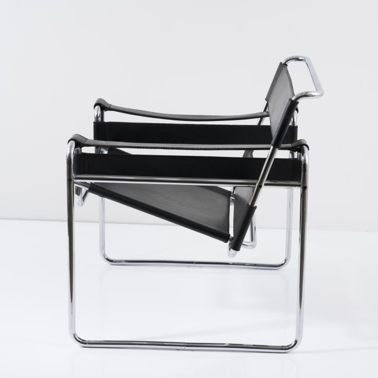 Bild 4 zu Objekt, 'B3' - 'Wassily' lounge chair, 1925, Marcel Breuer, Gavina, Mailand, 157A 17