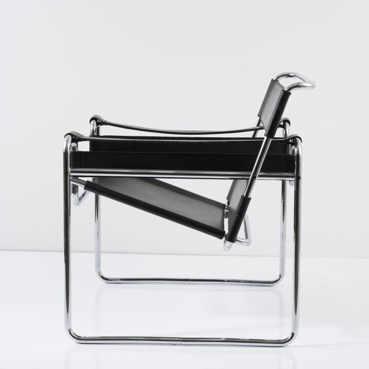 Bild 6 zu Objekt, 'B3' - 'Wassily' lounge chair, 1925, Marcel Breuer, Gavina, Mailand, 157A 17