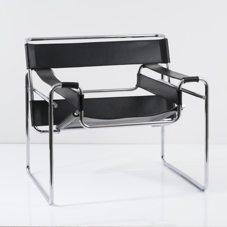 Bild 7 zu Objekt, 'B3' - 'Wassily' lounge chair, 1925, Marcel Breuer, Gavina, Mailand, 157A 17