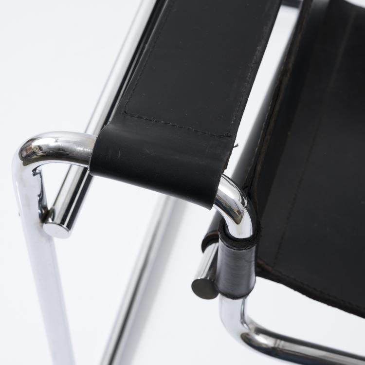 Bild 10 zu Objekt, 'B3' - 'Wassily' lounge chair, 1925, Marcel Breuer, Gavina, Mailand, 157A 17