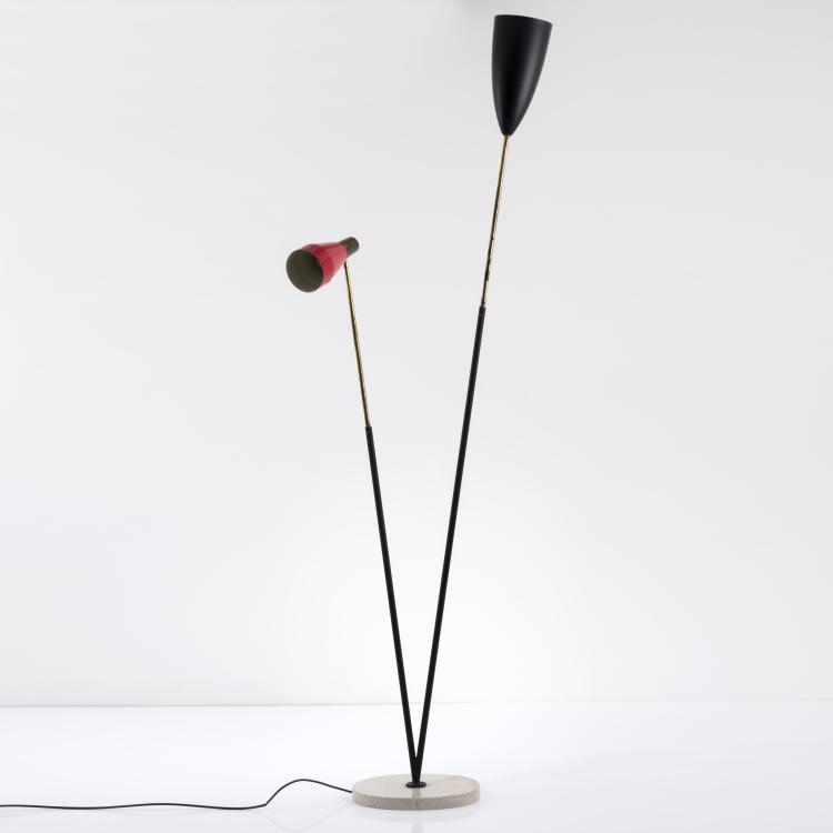 Hauptbild zu Objekt, Floorlamp, 1950s, Italien, 157B 291